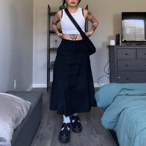 UNIF BLACK MIZUKI A-Line SKIRT Size Small NWT